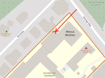 Geändert: Zugang Sporthalle Rüninger Weg